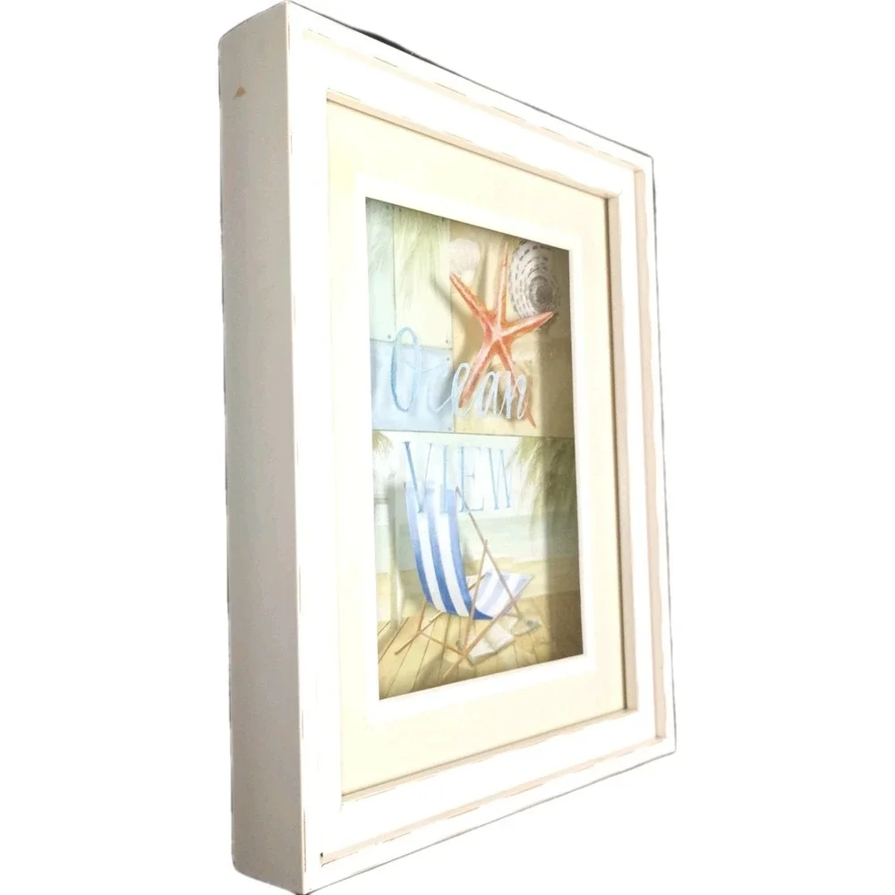 Beach Themed Nautical Shadow Box Decorations Beachcore Wall Decor 9